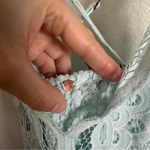 Free People fp one adella slip on baby blue dress - Picture 7 of 8